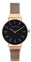 Joker & Witch Natalie Black Dial Rosegold Watch