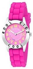 kool kidz Analogue Pink Unisex Children's Watch DMK 032 D.Pink