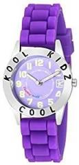 kool kidz Analogue Purple Unisex Children's Watch DMK 032 Purple