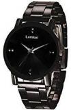 Lamkei Imported Analogue Black Dial Steel Chain Unisex Watch LMK 0168