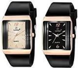 Lamkei Stylish Latest Combo Set Of 2 Unisex Watches For Women & Men LMC 009