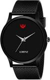 LORENZ Analogue Men's Watch Black Dial & Strap