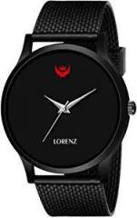 LORENZ Analogue Men's Watch Black Dial & Strap