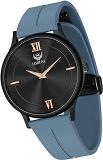 LORENZ Silicone Slim Case Analog Watch With Blue Magnetic Lock Strap|Watch For Men & Women| Mk 4072R