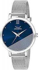 LOUIS DEVIN Mesh Steel Chain Analog Wrist Watch for Women LD WT142