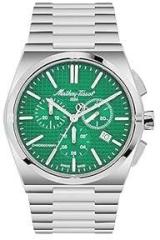 Mathey Tissot Stainless Steel Green Dial Quartz Chronograph Watch for Men H117Chav