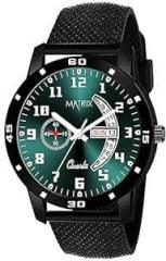 Matrix Analog Day & Date Display Wrist Watch for Men & Boys