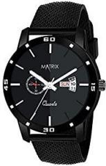 Matrix Black Swiss Analog Wrist Watch for Men & Boys