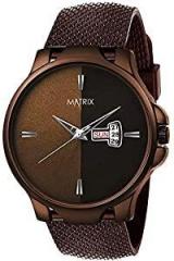 Matrix Day & Date Analog Wrist Watch for Men & Boys Black