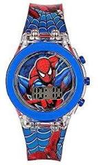 Matrix Kids Edition Spiderman/Frozen/Ben 10 / Hello Kitty/Marvel Avengers Digital Watch for Kids with Disco LED Lights Boys & Girls