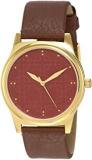 Maxima Analog Maroon Dial Unisex's Watch 38668LMGY