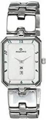 Maxima Analog White Dial Unisex's Watch 07365CMGI