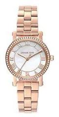 MICHAEL KORS Michael Kors Norie Analog White Dial Gold Band Women's Stainless Steel Watch MK3558