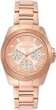 MICHAEL KORS Michael Kors Stainless Steel Outlet Alek Analog Rose Gold Dial Women Watch Mk7264, Rose Gold Band