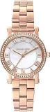 Michael Kors Norie Analog White Dial Gold Band Women's Stainless Steel Watch MK3558