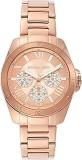 Michael Kors Stainless Steel Outlet Alek Analog Rose Gold Dial Women Watch Mk7264, Rose Gold Band