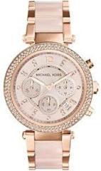 Michael KorsAnalog Parker Blush Dial Women's Watch MK5896