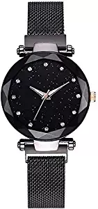 Mr. Brand Mr. Brand Casual Designer Black Dial Magnet Watch for Girls & Women Black