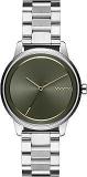 MVMT Stainless Steel Profile Analog Green Dial Unisex Adult Watch 28000188 D, Silver Band