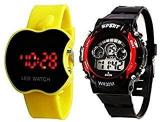 NEO VICTORY Neo VictoryTM Digital Multicolour Combo Kids Watches Unisex