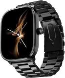 Noise New Macro Smart Watch With 2.0 HD Display, Metallic Finish BT Calling, Functional Crown, 7 Days Battery Life, Sleep Tracking, 200+ Watch Faces Elite Black