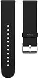 Noise Noise 22mm Silicone Smart Watch Strap Compatible With ColorFit Ultra/Ultra 2, Vision, Caliber, Pro 3, Active/GPS, Buzz, Core, Nav/Nav+, Endure Smartwatch Straps For Men & Women Jet Black By Noise