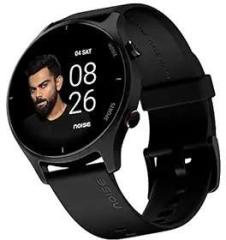 Noise Twist Round dial Smart Watch with Bluetooth Calling, 1.38 inch TFT Display, up to 7 Days Battery, 100+ Watch Faces, IP68, Heart Rate Monitor, Sleep Tracking Jet Black