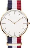 NUBELA Analog White Dial Unisex's Watch Dw R+W+Blu