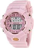 ON TIME OCTUS Digital Girl's Watch Grey Dial Multi Coloured Strap