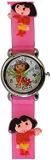 PRIMESHOP Dora Pink Analogue Unisex Kid's Watch Random Colours