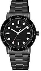 Q&Q Analog Black Dial Unisex's Watch QB85J402Y