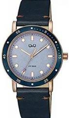 Q&Q Analog Blue Dial Unisex's Watch QB85J102Y