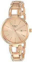 Raga Viva Analog Rose Gold Dial Women's Watch 2642WM01/NR2642WM01