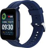 Realme Realme Techlife Smart Watch SZ100 1.69 Inch HD Display With SpO2, Heart Rate & Temperature Monitors Blue Strap, Free Size, RMW2103