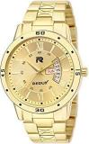 REDUX Analog Men's Watch Gold Dial Colored Strap