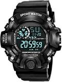 REDUX Digital Watch For Boys Black Dial, Black Colored Strap