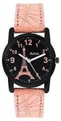 Relish Analog Eiffel Tower Black Dial Watch for Girls & Women