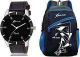 Rich Club Analogue Unisex Watch Black Dial & Black Colored Strap RC BAG 01+605STRP