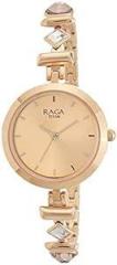 Rose Gold Dial Analog Watch For Women NR2606WM06