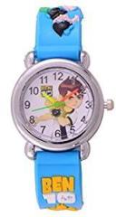 S S TRADERS Unisex Plastic Blue Ben 10 Kid's Analogue Watch S S TW0018