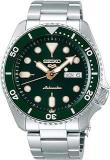 Seiko Stainless Steel Analog Green Dial Men Watch Srpd63K1, Bandcolor Silver