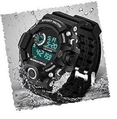 SELLORIA Digital Watch Shockproof Multi Functional Automatic Black Color Strap Waterproof Digital Sports Watch for Mens Kids Watch for Boys RED