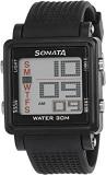 SF Digital Grey Square Dial Men's Sport Watch NL77043PP01A/NP77043PP01