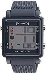 SF Digital Grey Square Dial Men's Sport Watch NL77043PP02A