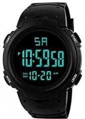 Shocknshop Digital Sports Black Dial Multi Functional Boys Wrist Watch WCH16