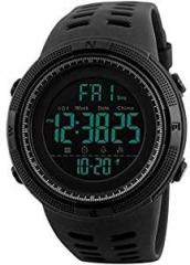 Shocknshop Digital Sports Multi Functional Black Dial Watch for Mens Boys SK01