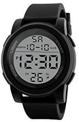 Shocknshop LED Digital Sports Multi Functional Black Dial Watch for Mens Boys WCH46