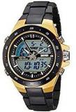 Skmei Analog Digital Multi Colour Dial Unisex Watch 1016BBGO