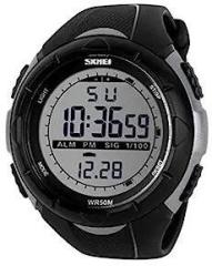 SKMEI Digital Black Dial Unisex Watch 1025BB