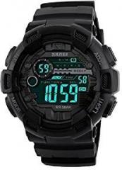 SKMEI Multifunction Chronograph Digital Sports Watch For Men Black